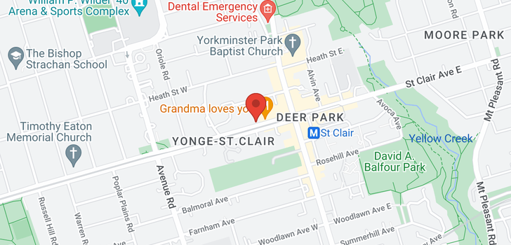 map of #701 -48 ST CLAIR AVE W